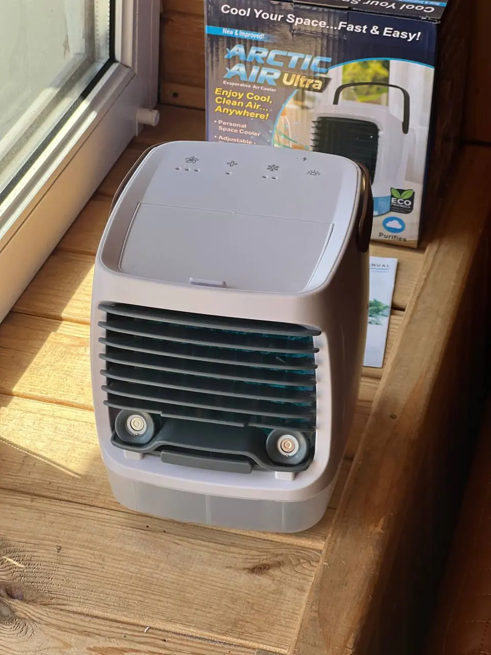 Портативний вентилятор USB з водяним охолодженням, розпилювач, Arctic air cooler AND XL-1375, зволожувач - Зображення 5