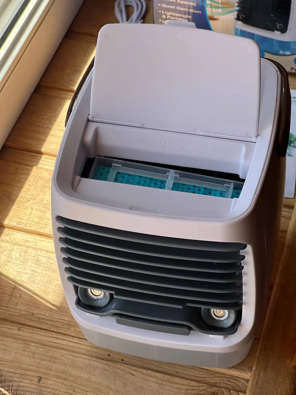 Портативний вентилятор USB з водяним охолодженням, розпилювач, Arctic air cooler AND XL-1375, зволожувач - Зображення 3