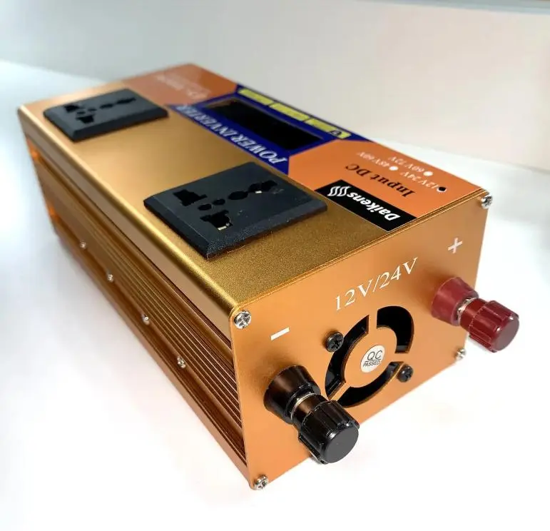 Перетворювач напруги з 12V/24V 220V 4000W LCD SMART (EY4000W) - Зображення 2