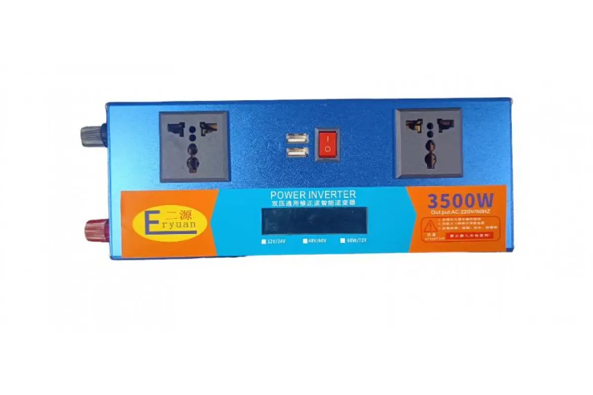 Перетворювач напруги з 12V/24V 220V 3500W LCD SMART (EY3500W) - Зображення 2