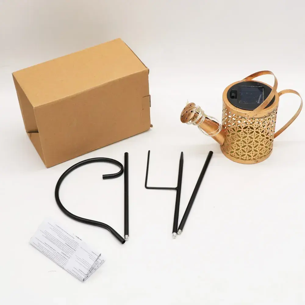 Садовий світильник на сонячній батареї "Лійка" 80см, Fairy lamp / Декоративний LED ліхтар для саду - Зображення 6