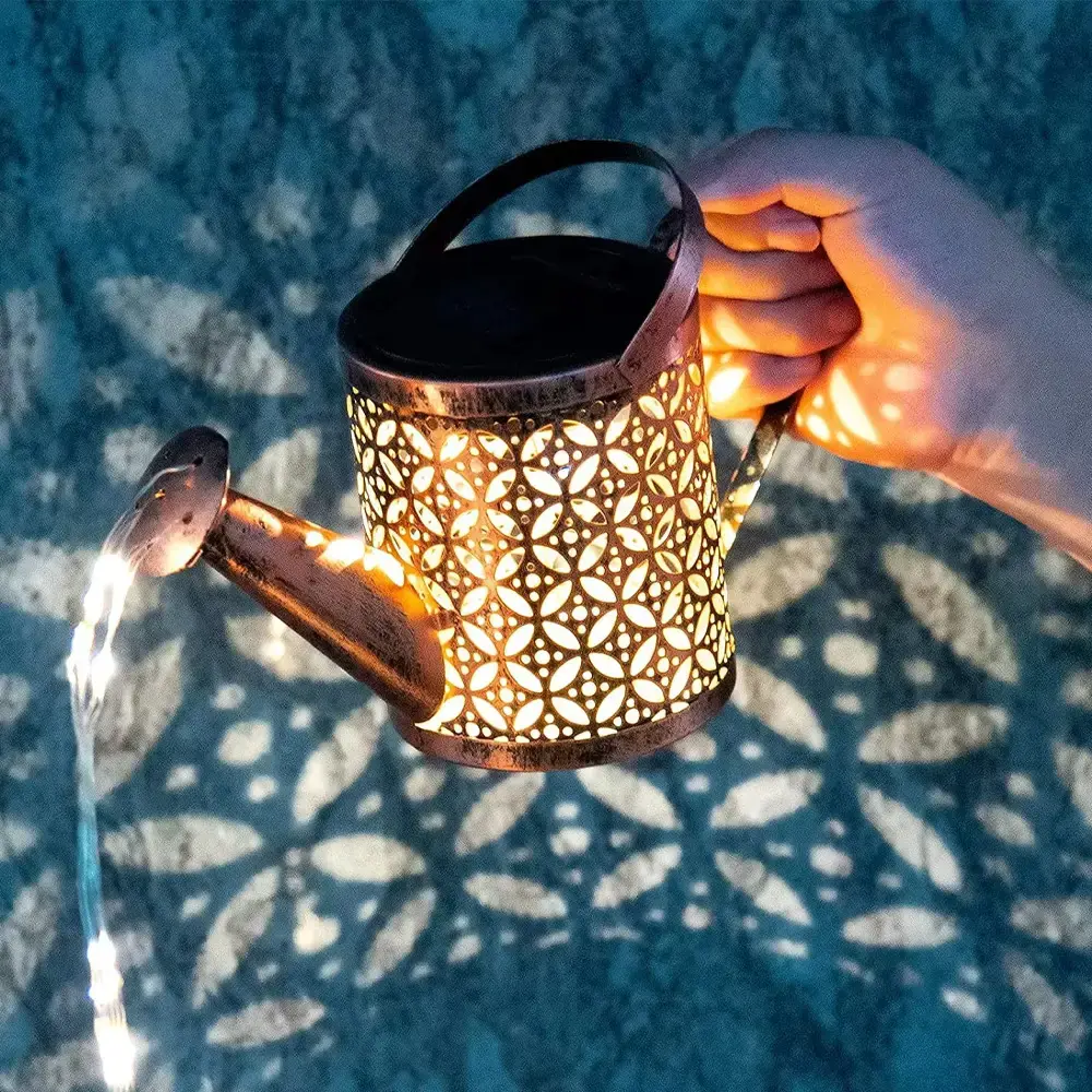 Садовий світильник на сонячній батареї "Лійка" 80см, Fairy lamp / Декоративний LED ліхтар для саду - Зображення 2