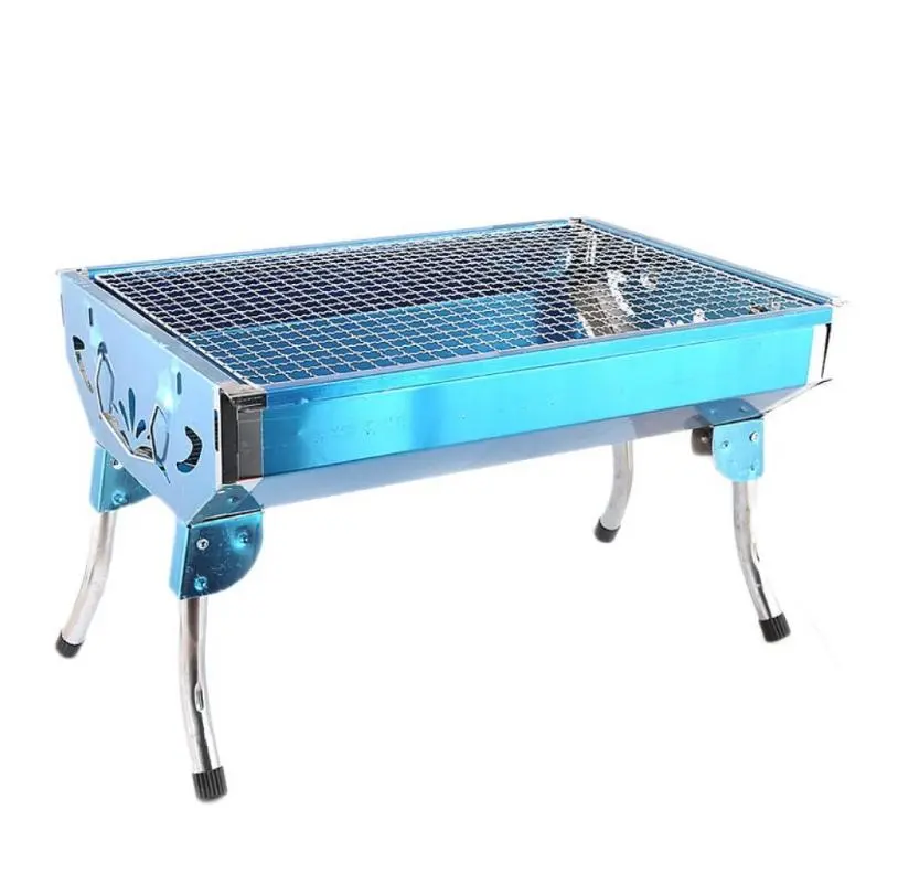 Переносний мангал з гратами для шашлику та гриля GP-4274 48*33*29cm - Зображення 2