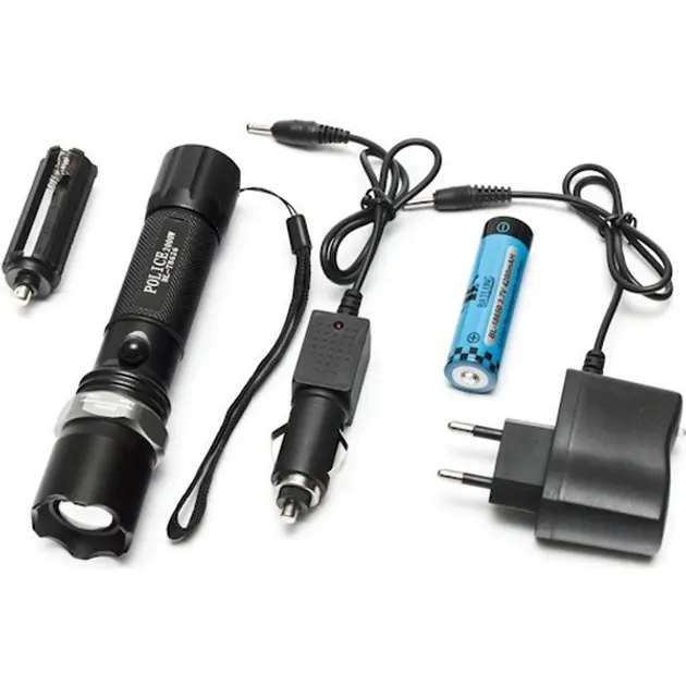 Ліхтар поліцейський Bailong BL-T8626-XPE-S Дальність 500 метрів - Зображення 2