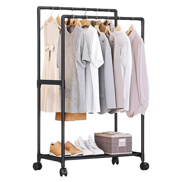 Стійка-вішалка на колесах для речей та взуття (YH9918-1)