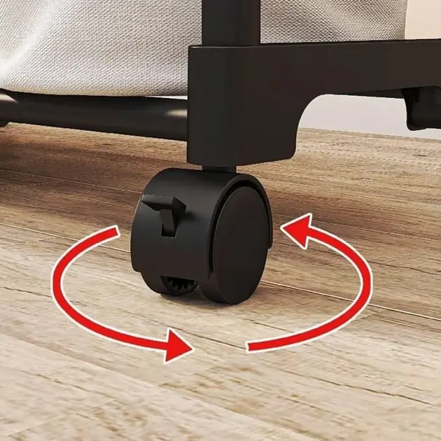 Стійка-вішалка на колесах для речей та взуття (YH9918-1) - Зображення 4