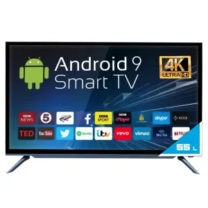 Телевізор Android TV 55″ дюйми Android T2 FULL HD USB/HDMI wi-fi
