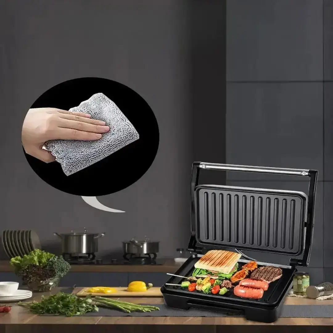 Електричний контактний гриль MS 240 для кухні 1000 Вт - Зображення 4