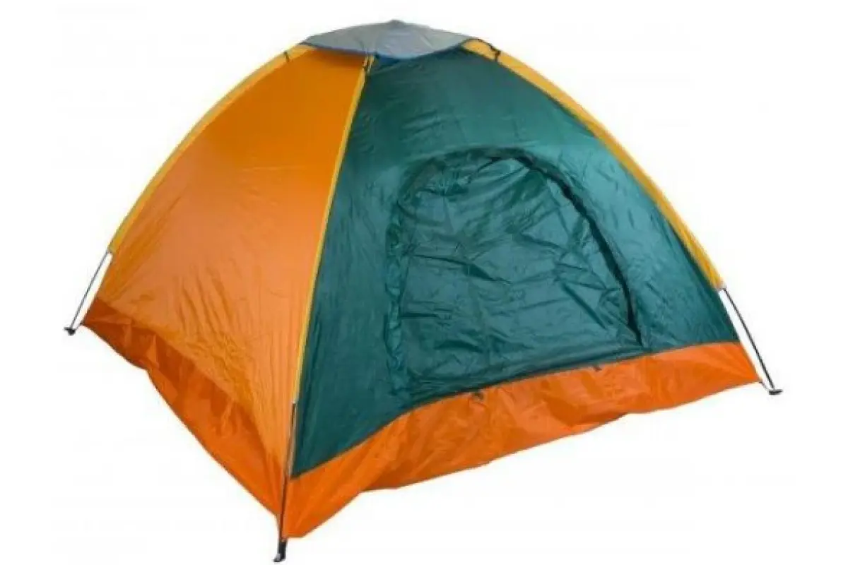 Туристичний намет 4 місний Зелений - Зображення 2