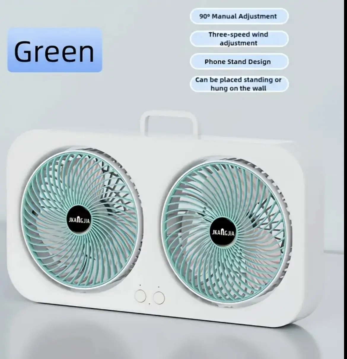 Компактний настільний вентилятор з подвійним потоком повітря та циркуляцією повітря AND LY-879 - Зображення 2