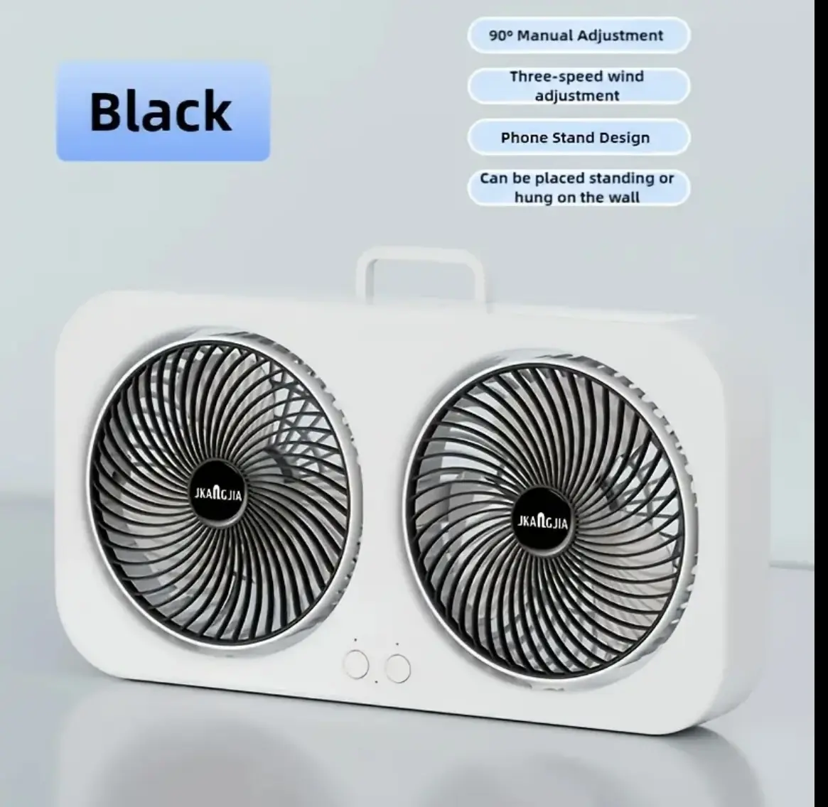 Компактний настільний вентилятор з подвійним потоком повітря та циркуляцією повітря AND LY-879 - Зображення 3