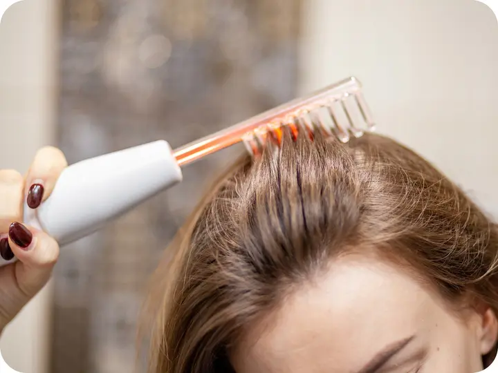 Дарсонваль для догляду за волоссям, шкірою обличчя та тіла в домашніх умовах, косметологічний апарат - Зображення 3