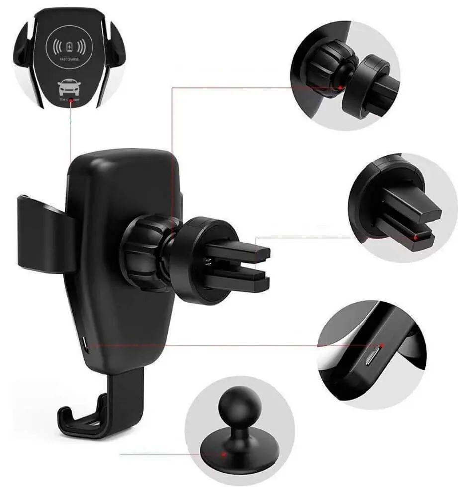 Утримувач мобільного телефону, модель WX-017 чорний - Зображення 2