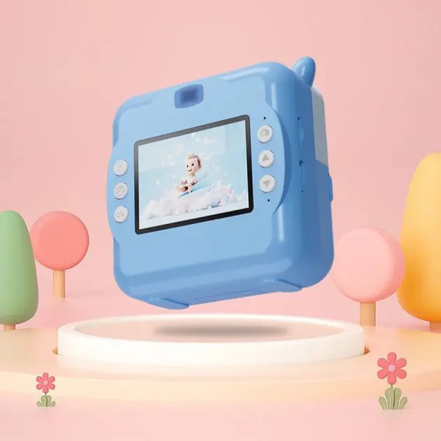 Дитяча фотокамера D2 з передньою камерою, функцією друку, підтримкою картки пам'яті та MP3 - Зображення 10