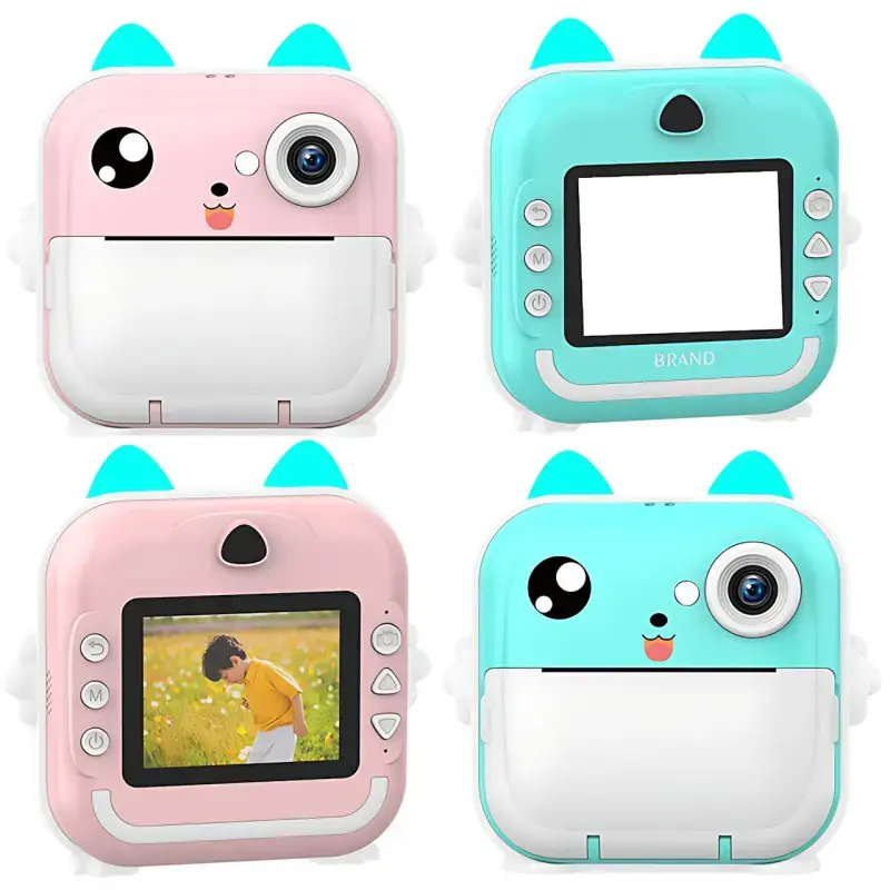 Дитяча камера миттєвого друку з термопринтером/Цифрова фотокамера/Дитячий термопринтер з камерою та іграми - Зображення 3