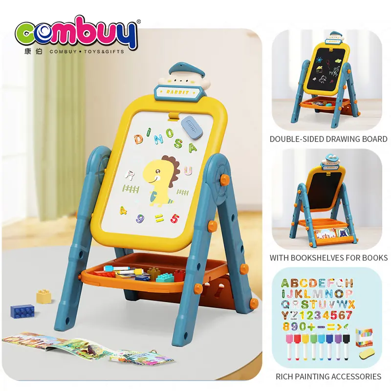 Дитяча двостороння магнітна дошка для малювання B8004 - Зображення 4