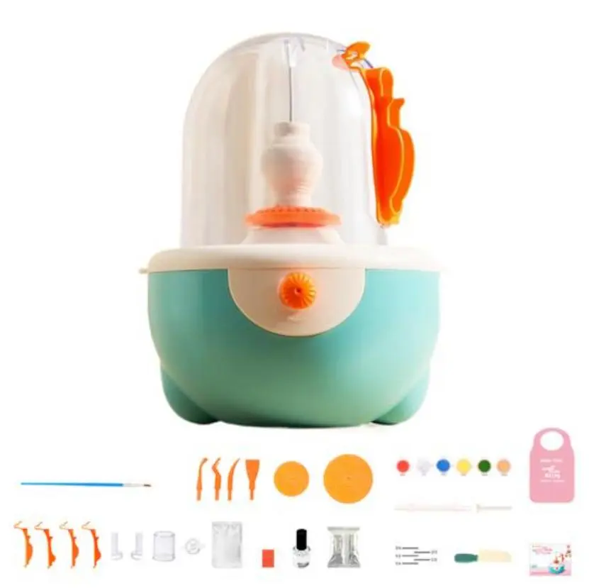 Дитяча іграшка для гончарного мистецтва / Електрична іграшка для ліплення глини своїми руками / Гончарна іграшка, що розвиває - Зображення 5