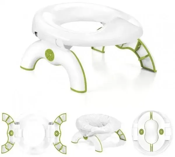 Дитячий дорожній горщик-туалет трансформер Go Potty 2в1 - Зображення 3
