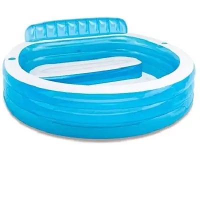 Дитячий м'який надувний басейн Intex 57190 (224х216х76см) - Зображення 4