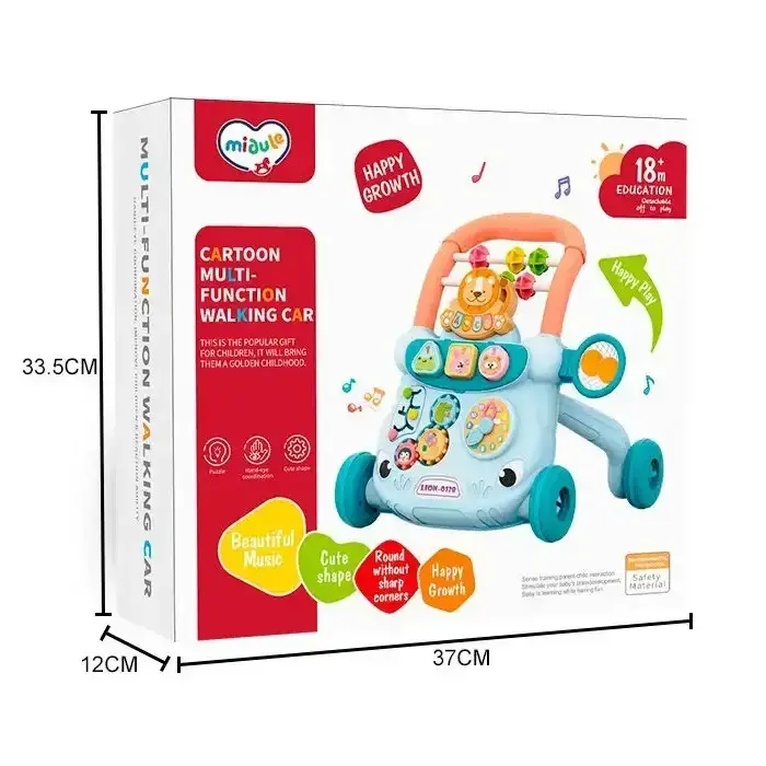 Дитячі ходунки-каталка з розвиваючим центром – перші кроки з радістю та користю - Зображення 2