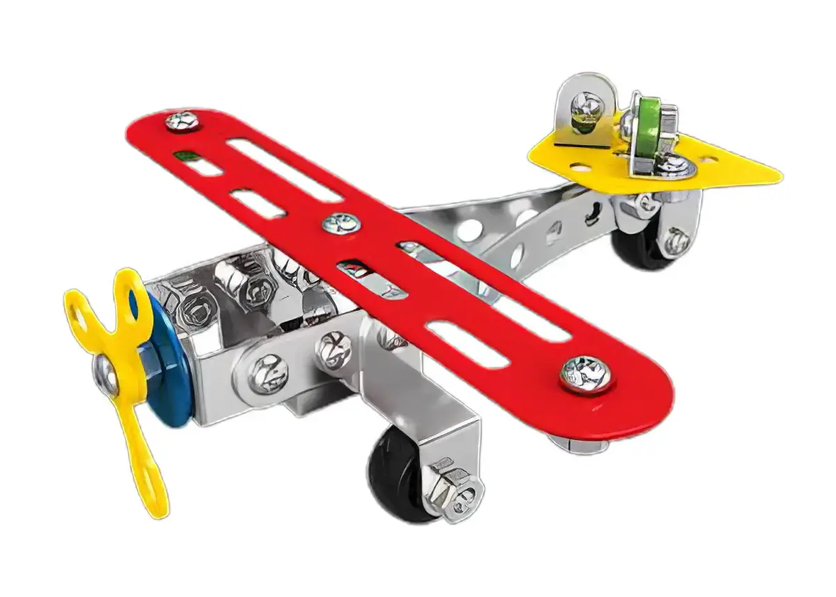 Дитячий металевий конструктор Повітряні судна X638-3 Дитячий конструктор на 212 деталей - Зображення 3