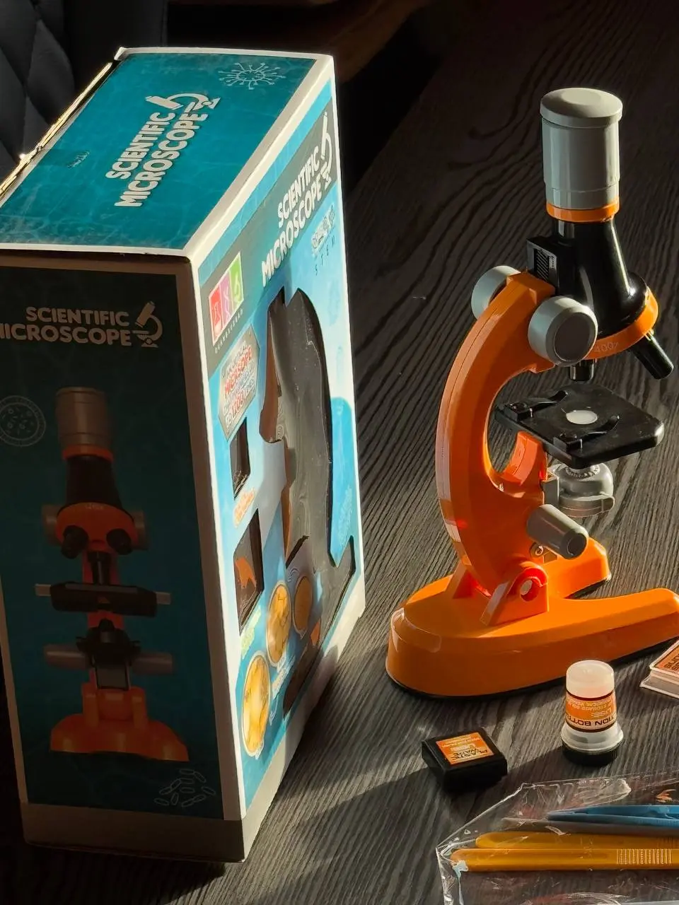 Дитячий мікроскоп Scientific Microscope збільшує у 1200 разів - Зображення 7