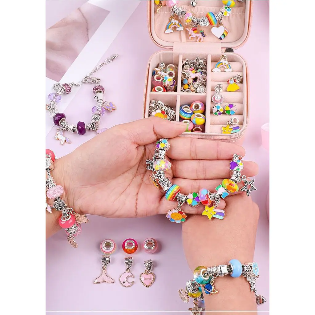 Дитячий набір для рукоділля, плетіння намиста та браслети PRINCESS - Зображення 6