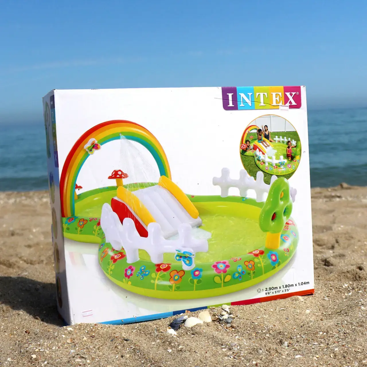 Дитячий надувний ігровий центр Intex 57154 Мій сад 290х180х104 см - Зображення 2