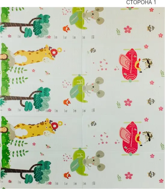 Дитячий двосторонній термо килимок 180*200 в сумці - Зображення 3