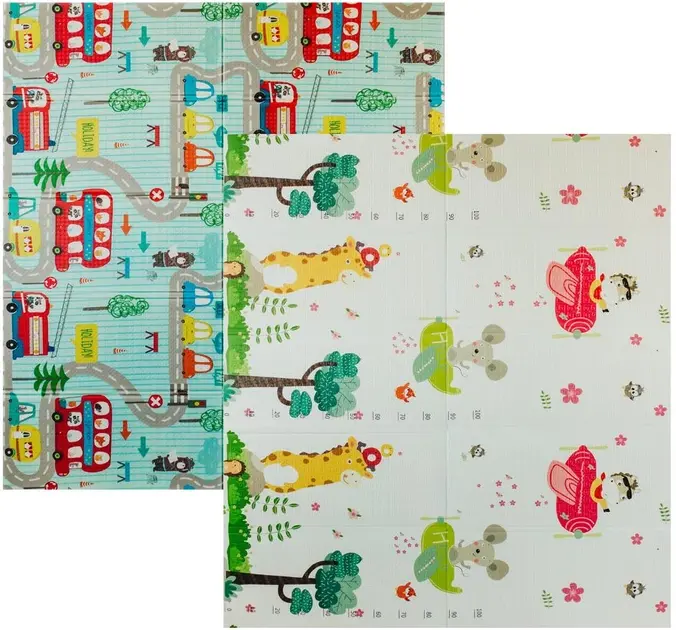 Дитячий двосторонній термо килимок 180*200 в сумці - Зображення 2