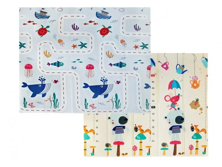 Дитячий двосторонній термо килимок 180*200 в сумці - Зображення 7