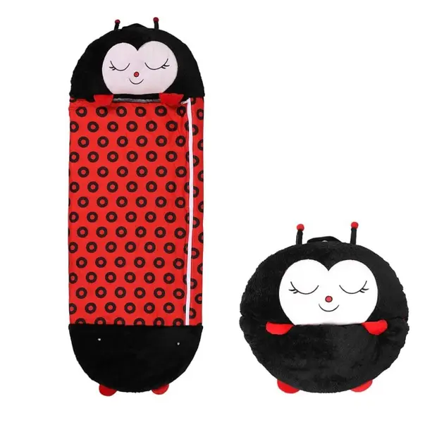 Дитячий спальний мішок на блискавці 3 в 1 іграшка подушка спальник та вбудована подушка - Зображення 4