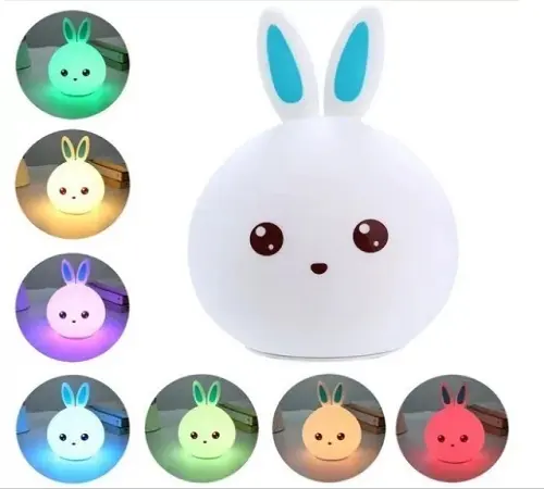 Дитячий силіконовий нічник 3DTOYSLAMP Кролик - Зображення 3