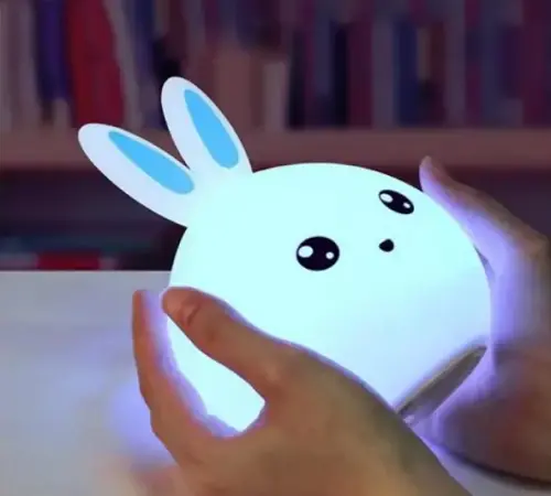 Дитячий силіконовий нічник 3DTOYSLAMP Кролик - Зображення 2