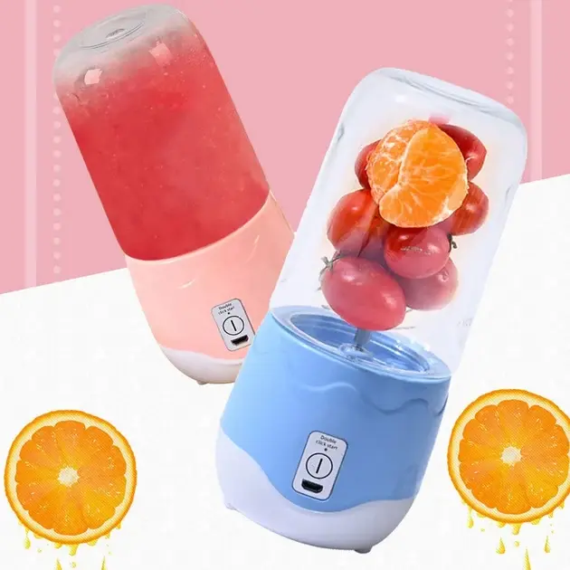 Дорожня чашка-блендер з USB 400мл, Переносний міні-блендер / Подрібнювач для смузі - Зображення 4