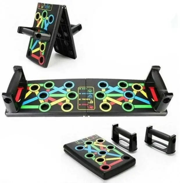 Дошка для віджимань Foldable Push Up Board 14 в 1 упор для віджимань підставки для віджимань - Зображення 3