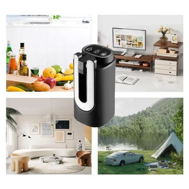 Дозатор для води автоматичний насос для пляшок з водою з USB-зарядкою чорний XL-1286 - Зображення 5