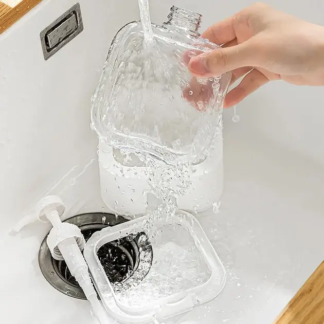 Дозатор для рідкого мила 300 мл, LY-627 / Диспенсер для мила / Дозатор для кухні / Дозатор для миючого - Зображення 10