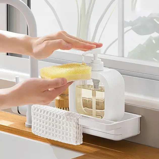 Дозатор для рідкого мила 300 мл, LY-627 / Диспенсер для мила / Дозатор для кухні / Дозатор для миючого - Зображення 2