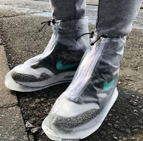 Дощовики для взуття Бахили від дощу Чохли на взуття від дощу Dry Steppers Shoes Cover - Зображення 3