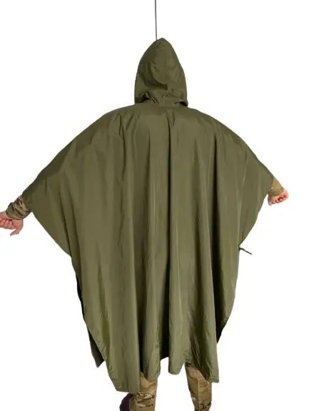 Дощовик військовий, Дощовик Плащ-Намет, Пончо Дощовик для ЗСУ, Дощовик армійський - Зображення 4