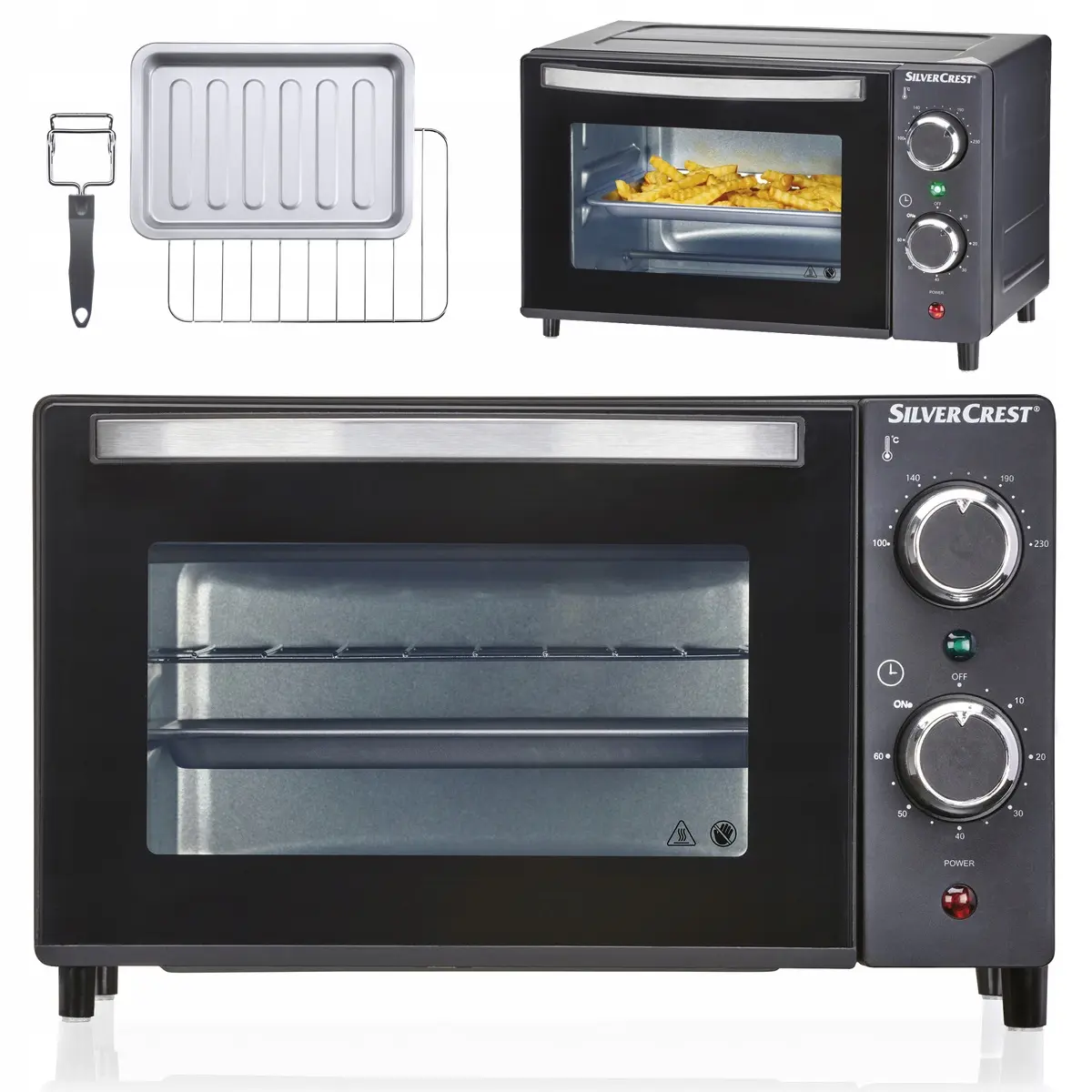 Електрична піч 28 літрів SILVER CREST Духовка електрична настільна - Зображення 4