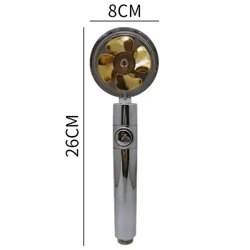 Душова насадка-турболейка з турбонаддувом 360 градусів - Зображення 3