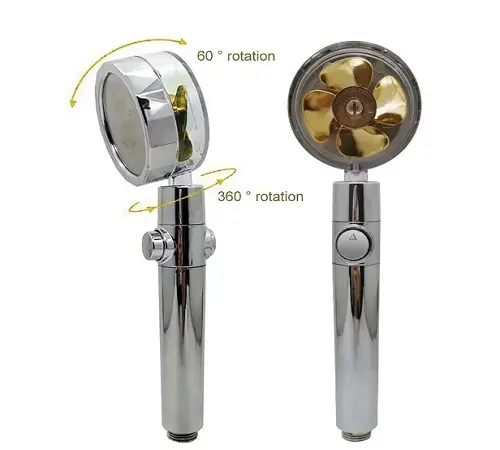 Душова насадка-турболейка з турбонаддувом 360 градусів - Зображення 2