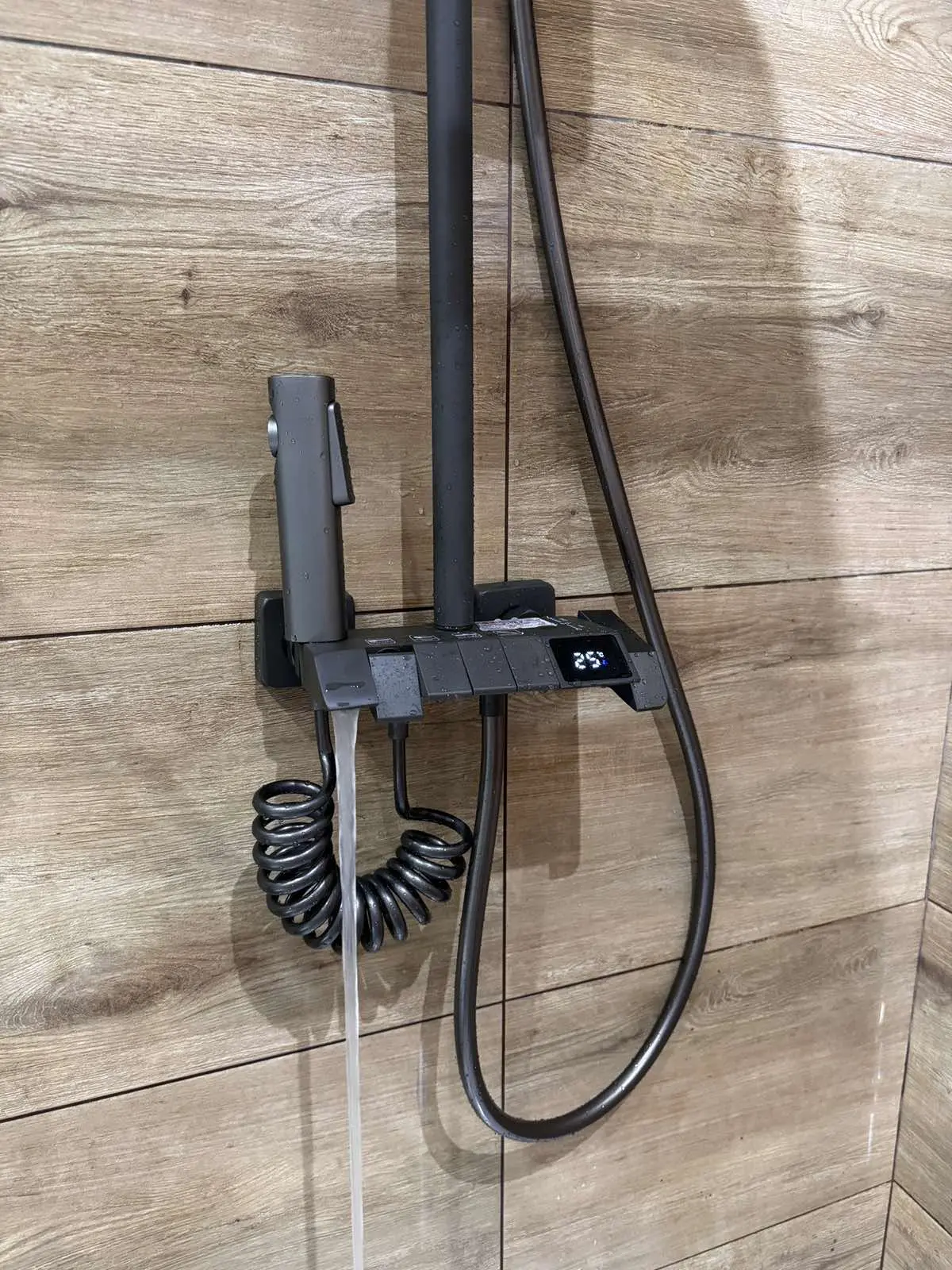 Душова система з термостатом, настінне кріплення, цифровий дисплей - Зображення 3