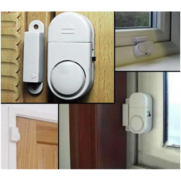 Дверна та віконна бездротова сигналізація з магнітним датчиком Door/Window Entry Alarm RL-9805 - Зображення 5