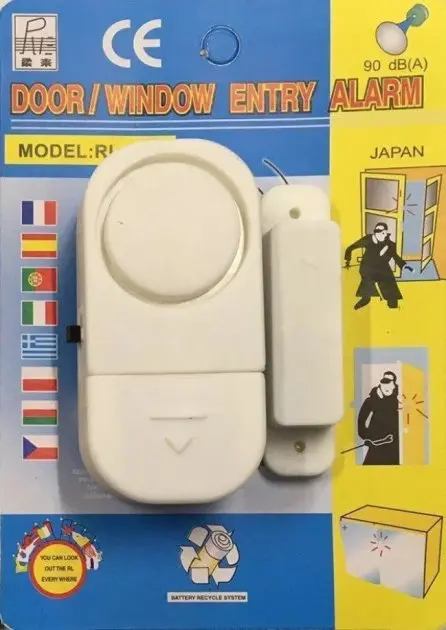 Дверна та віконна бездротова сигналізація з магнітним датчиком Door/Window Entry Alarm RL-9805 - Зображення 4