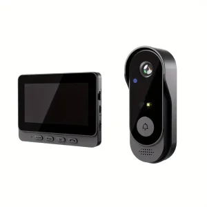 Дверний дзвінок з бездротовою камерою та екраном Smart X8 відеодомофон для дому з нічним баченням