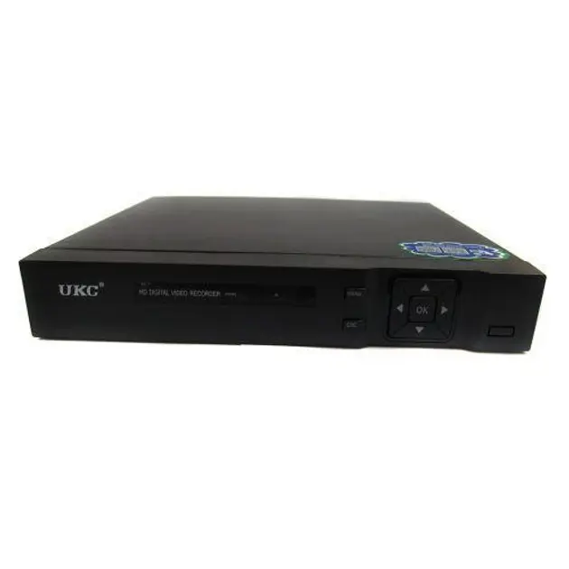 DVR реєстратор BNC/V-OUT 4 канальний UKC CAD 1204 AHD 4 cam чорний - Зображення 2