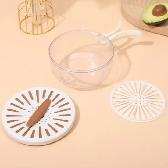 Двошаровий дренажний кошик / Миска для очищення фруктів із ситечком - Зображення 3